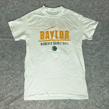 Baylor Bears Mens Shirt Small White Nike Short Sleeve NCAA Basketball College - £14.64 GBP