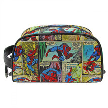 Spider-Man Retro Comic Panels Toiletry Bag Multi-Color - $26.98