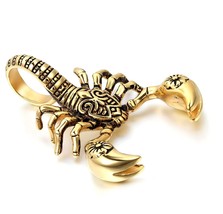 Gothic Biker Mens Large Heavy Stainless Steel King - $810.18 MXN