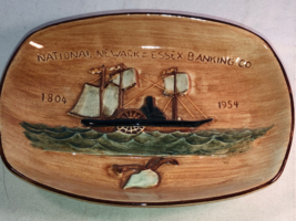 Pennsbury Pottery National Newark &amp; Essex Banking Co 8 Inch Bowl Mint - £11.85 GBP