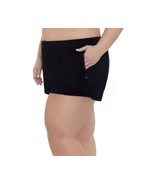 Womens 3X Black Swim Short Bikini Bottom Avia size 24w -26w - with zippe... - £14.01 GBP