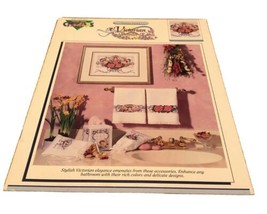 A VICTORIAN ROSE GARDEN Counted Cross Stitch Leaflet by Color Charts Bat... - £2.70 GBP