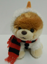 Gund BOO World&#39;s Cutest Dog 10&quot; SNOWMAN Costume Plush 4060865 Pomeranian Stuffed - £20.83 GBP