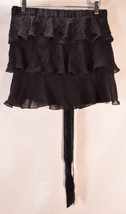 Juicy Couture Womens Layered Ruffle Skirt Black S - £19.42 GBP