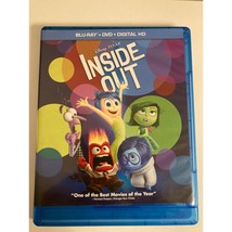 Disney Pixar Inside Out Blu ray DVD Movie 2 Disc Set Rated PG - £4.66 GBP