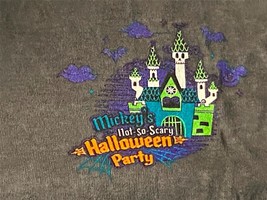 Disney Mickey's Not So Scary Halloween Party 2023 Adult T-Shirt Glow in Dark M - $37.13