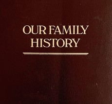 Our Family History NOS New Vintage 1981 HC Journal Registry Leather WHBS - £71.87 GBP