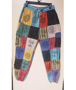 XL  Patchwork Cargo Harem Pants     #D407XL Unisex - $34.99