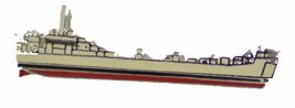 An item in the Fashion category: USS LST LAPEL PIN OR HAT PIN - VETERAN OWNED BUSINESS