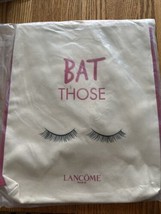 BRAND NEW Lancome Paris Bat Those Lashes Canvas Tote Handbag Shopper 16”... - £9.47 GBP