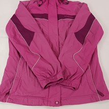 Columbia Interchange SL7642 Women’s Pink Hoodie Waterproof Jacket Size Medium image 11