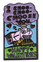 I Choo Choo Choose You The Simpsons Enamel Lapel Pin, Valentines Day I L... - £4.29 GBP