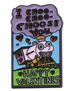 I Choo Choo Choose You The Simpsons Enamel Lapel Pin, Valentines Day I L... - £4.34 GBP