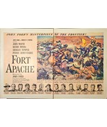 1948 Fort Apache John Ford Masterpiece Movie Wayne Fonda Temple VTG Prin... - $33.48 CAD