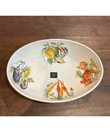 Effetti 14&quot;x10&quot; Pasta/Serving Bowl Vegetables, Handmade in ITALY  NEW - £35.29 GBP