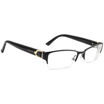 Gucci Women&#39;s Eyeglasses Black with Gold Buckle Half Rim Frame 53[]14 135 - £135.88 GBP