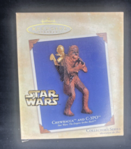 Chewbacca And C-3PO 2004 Star Wars Hallmark Keepsake Ornament Nib - £20.81 GBP