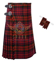 Men&#39;s Scottish Handmade MacDonald 8 yard Kilt With Flashes - $62.00