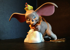 When I See an Elephant Fly Disney&#39;s Dumbo &amp; Timothy Mouse Ornament 1998 NEW COA - £36.15 GBP