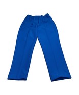 Bend Over Pants Women&#39;s 12W Blue 100% Polyester Classic Mid-Rise Straigh... - £18.05 GBP