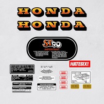Sticker Emblem Honda DAX ST90 ST 90 1973 Side Cover Fuel Gas Tank Free s... - £31.87 GBP