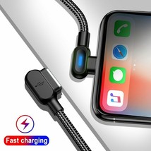 Micro USB Type C &amp; Micro USB With LED Elbow Fast Charging Data Cables For Phone - £5.49 GBP