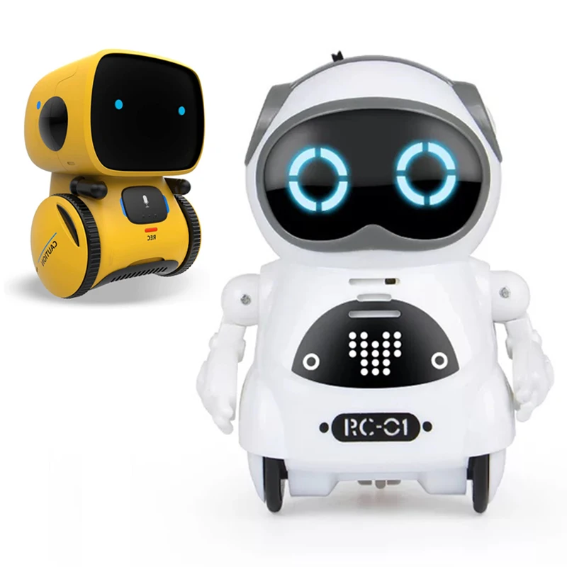 Emo robot robo Pocket RC Robot Talking Interactive Dialogue Voice Recogn... - £18.67 GBP+