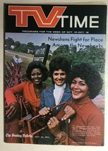 TV TIME Philadelphia Sunday Bulletin October 10, 1971 newswomen cover - £11.86 GBP