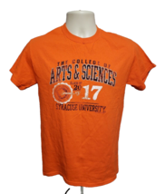2017 Syracuse University The College of Arts &amp; Sciences Adult S Orange TShirt - £11.87 GBP