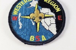 Vintage Western Region Embroidered Round NSWE Boy Scouts of America BSA Patch - £9.33 GBP