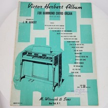 Vintage 1952 Victor Herbert Album Hammond Chord Organ Sheet Music Book - £4.46 GBP