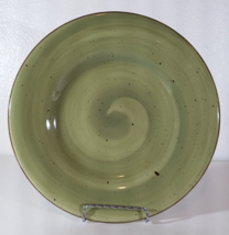 Hausenware Green Swirl Twist Pattern Retired Salad Plate Replacement 9&quot; -2 - £8.07 GBP