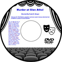 Murder at Glen Athol 1936 DVD Film Detective Murder Mystery Frank R. Strayer Joh - £3.94 GBP