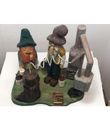 Hillbillies with Moonshine Still - Bass Wood Carved Figurine Collectable - $125.00