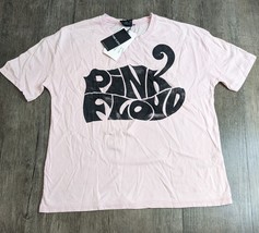 H&amp;M NWT $25.90 Women&#39;s S Pink Pink Floyd Band Tshirt BF - £12.75 GBP