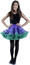 BellaSous Tutu Skirt Teen Petticoat for Tutu Costume | One Size Purple Grey - $9.05