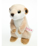 NICI Meerkat Brown Stuffed Animal Plush Toy Standing 6 inches 15 cm - £13.54 GBP