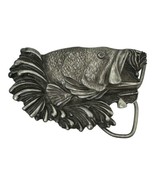 Topwater Largemouth Bass Strike Fish Lure Fisherman Vintage Belt Buckle - $56.44 CAD