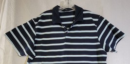 Banana Republic Prima Cotton Striped Collared Shirt Mens XL Golf Polo - $12.16