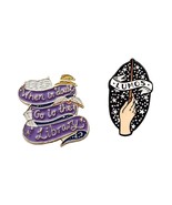 Harry Potter Pins. Hermione Pin. When in Doubt Go To the Library. Lumos.... - £6.24 GBP