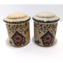 Vintage Bird House Salt And Pepper Shaker Set Multicolor 3&quot; Tall - Inclu... - $19.02 CAD