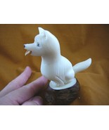 (tne-dog-ge-512b) German Shepherd DOG TAGUA NUT Figurine Carving Vegetab... - $38.42 CAD