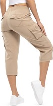 Tbmpoy Womens Cargo Capris Lightweight Hiking Pants 6 Pockets Quick Dry Casual - $42.92