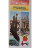 Vintage Visit Disneyland Tour Marineland Foldout Brochure 1960s - $5.99