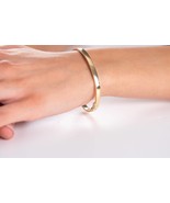 4.50mm Bangle Bracelet-Custom Gold Bangle-Real Gold Bangle-Stacking Brac... - €834,78 EUR+