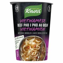 5 X Knorr Vietnamese Beef Pho Rice Noodles Cup 60g Each - Canada- Free Shipping - $30.96