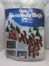 1983 Wilton Santa&#39;s Cookie Sleigh Kit - $24.74