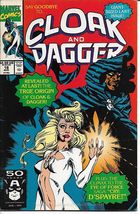 Cloak &amp; Dagger #19 (1991) *Marvel Comics / D&#39;Spayre / Giant-Size Last Issue* - £4.03 GBP