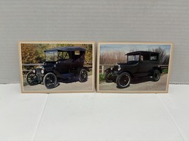 2 Vintage 1926 Model T Ford Tudor Sanda &amp; 1916 Model T Ford Touring Post Cards - £6.58 GBP