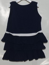 Chicka D Collegiate Licensed Penn State Lions 3T Ruffled Navy Blue Dress image 2